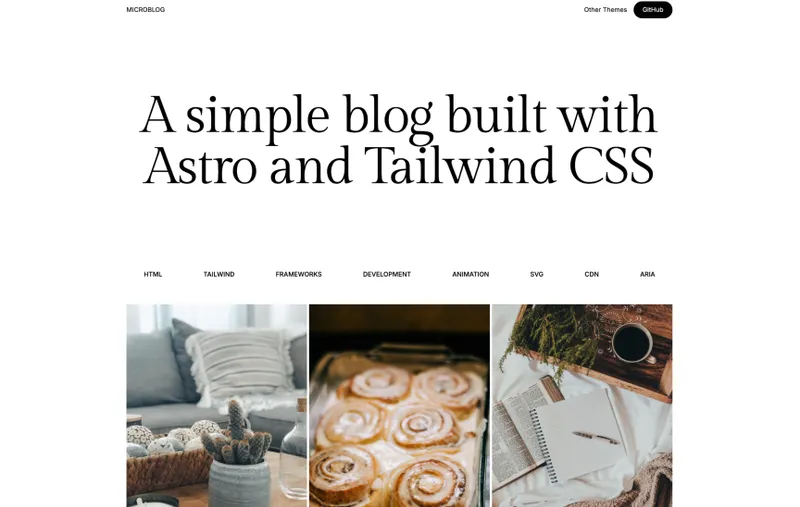 Tema de microblog por Lexington Themes