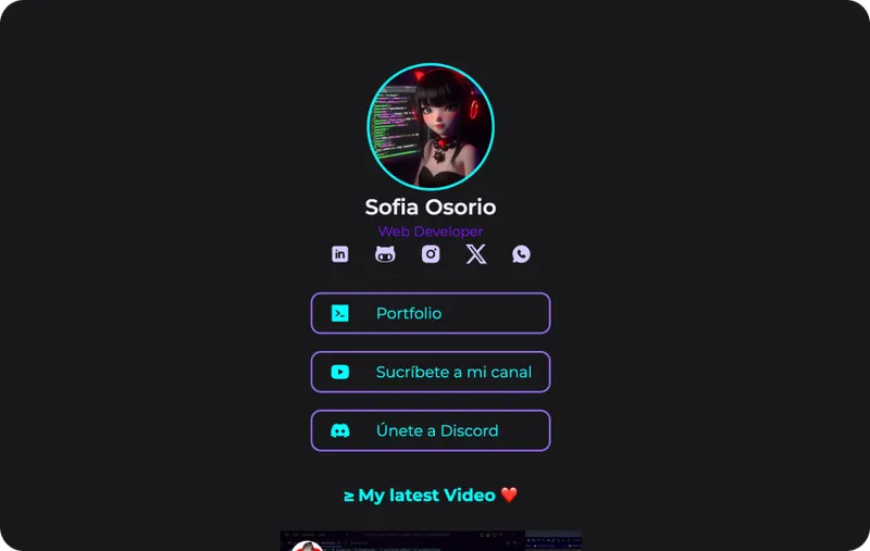 Tema ShareYourLinks de Angela Sofia Osorio