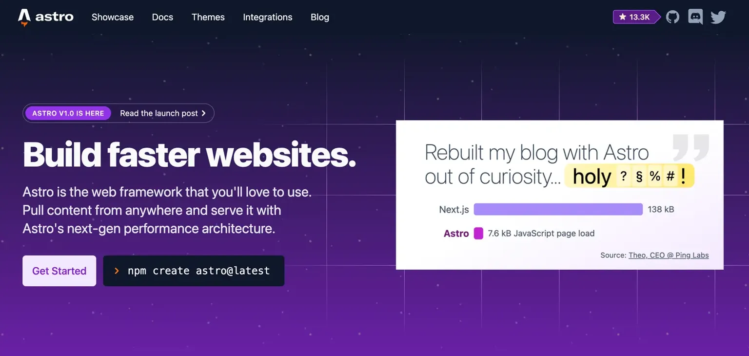 El rediseño completamente nuevo de astro.build